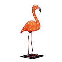 Valokoriste Konstsmide Flamingo, IP44, amber LED, eri kokoja