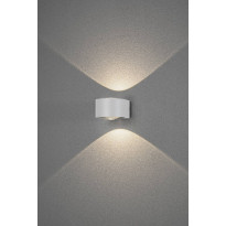 LED-seinävalaisin Konstsmide Gela, 2x6W, ylös/alas, valkoinen