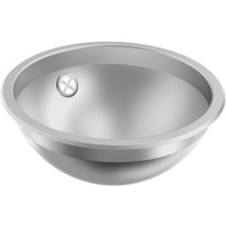 Pesuallas KWC RNDX260, Ø260mm, rst, satiinipintainen