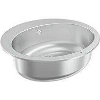 Pesuallas KWC RNDX451-O, 450x330mm, rst, satiinipintainen, Verkkokaupan poistotuote