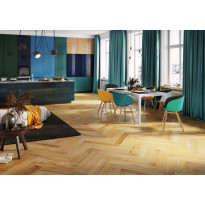 Kalanruotoparketti DomusFlooring Tammi Hampton HB, 14x130x725mm