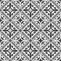Kuviolaatta Kymppi-Lattiat History Jugend Genova Black, himmeä, 250x250mm