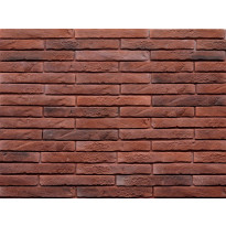 Verhoilutiili Kymppi-Lattiat Asuncion Rosso, 37,2x5,2x2cm
