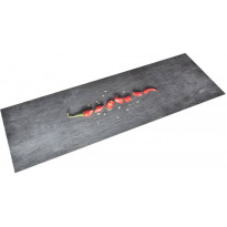 Keittiön pestävä lattiamatto pepper 60x180 cm