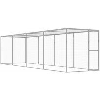 Kissahäkki 6x1,5x1,5 m galvanoitu teräs
