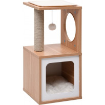 Kissan kiipeilypuu sisal-raapimismatolla 60 cm