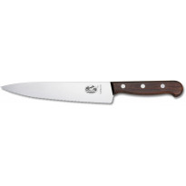 Kokkiveitsi Victorinox Fibrox, 19cm, sahalaita, puukahva
