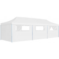 Kokoontaitettava pop-up juhlateltta 8 sivuseinää 3x9m