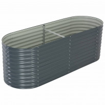 Istutuslaatikko 240x80x81cm harmaa