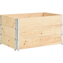 Korotetut kukkalaatikot 3 kpl 50x100 cm täysi mänty