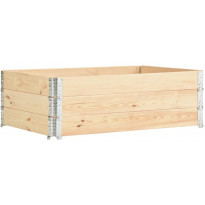 Korotetut kukkalaatikot 3 kpl 50x150 cm täysi mänty