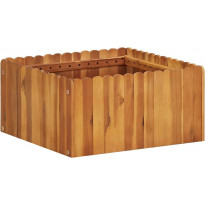 Kukkalaatikko 50x50x25 cm täysi akaasiapuu