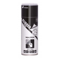 Kumimaalispray Maston RUBBERcomp Puolikiiltävä musta, 400ml