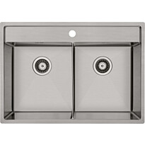 Keittiöallas Lavabo Kubus 742 Soft Slim, 740x440mm, ruostumaton teräs