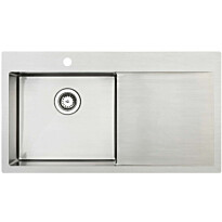 Keittiöallas Lavabo Kubus 900 L Soft, 900x500mm, ruostumaton teräs, 