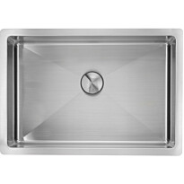 Pesuallas Lavabo Low, 450x340mm, pop-up-pohjaventtiilillä, ruostumaton teräs