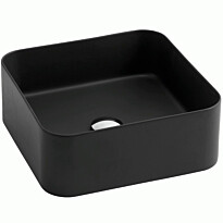 Malja-allas Lavabo Mate Slim 40x40, 400x400mm, mattamusta 
