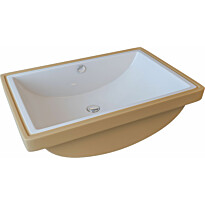 Pesuallas Lavabo Gino 59UH, 395x595mm, valkoinen 
