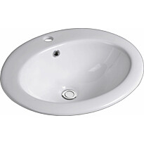 Pesuallas Lavabo Gino 51, 450x510mm, valkoinen 