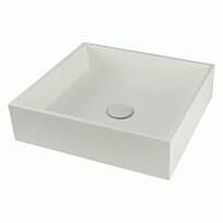 Malja-allas Lavabo Solid Surface 40, 400x370mm, valkoinen 