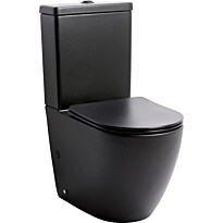 WC-istuin Lavabo Studio BTW, soft close -kannella, mattamusta