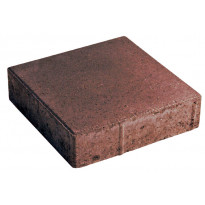 Pihakivi Lakka Katulaatta 80, 278x278x80mm, punainen