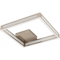 LED-Kattovalaisin Eglo Altaflor, 31,5x31,5cm, harjattu teräs