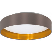LED-Kattovalaisin Eglo Maserlo 2, Ø38cm, cappuccino
