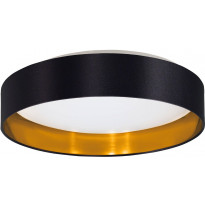 LED-Kattovalaisin Eglo Maserlo 2, Ø38cm, musta