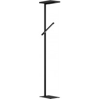 LED-Lattiavalaisin Eglo Carboneras, 180cm, musta, himmennin