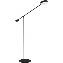 LED-Lattiavalaisin Eglo Clavellina, 24W, 121,5x160,5cm, musta/valkoinen 