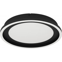 LED-Plafondi Eglo Calagrano, Ø38cm, värivaihto + kaukosäädin, musta/valkoinen