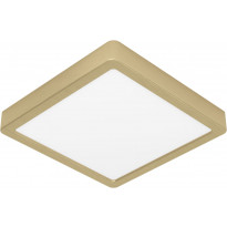 LED-Plafondi Eglo Fueva 5, harjattu messinki/valkoinen, eri kokoja
