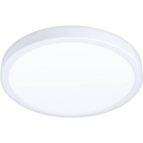 LED-Plafondi Eglo Fueva 5, Ø28,5cm, 3000K, valkoinen, pyöreä, pinta-asennettava