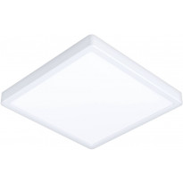 LED-Plafondi Eglo Fueva 5, 28,5x28,5cm, 3000K, valkoinen, pinta-asennettava