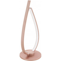 LED-Pöytävalaisin Palozza, 38cm, ruusukulta