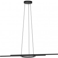 LED-Riippuvalaisin Eglo connect.z Zillerio-z, 2x8W + 3x2.7W, 116cm, musta