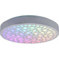 LED-plafondi Trio Chizu, RGBW, eri värejä
