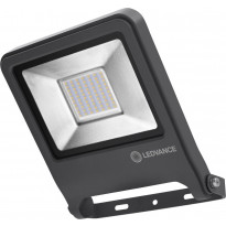 LED-valonheitin Ledvance Endura Flood 50W, 4000K, tummanharmaa