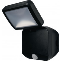 LED-seinävalaisin Ledvance Battery Spotlight Single paristokäyttöinen, musta, liiketunnistin