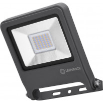 LED-valonheitin Ledvance Endura Flood 30W, 3000K, tummanharmaa