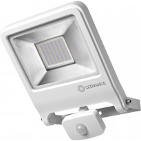 LED-valonheitin Ledvance Endura Flood 50W, 3000K, valkoinen, liiketunnistin