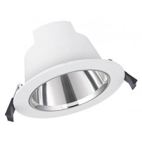 LED-alasvalo Ledvance Comfort DN130, Ø145mm, 3000-5700K, IP54, valkoinen