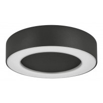 LED-plafondi Ledvance Surface Round, Ø202mm, 3000K, IP54, harmaa