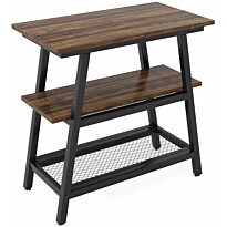 Sivupöytä Linento Furniture Marla, ruskea