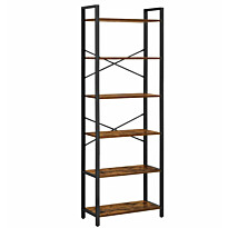 Kirjahylly Linento Furniture Primo, ruskea
