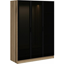 Vaatekaappi Linento Furniture Kale 2285 210x135cm tummanharmaa