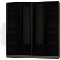 Vaatekaappi Linento Furniture Kale 190x180cm eri värejä