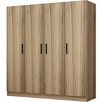 Vaatekaappi Linento Furniture Kale 7628 210x180cm ruskea