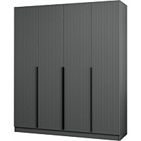Vaatekaappi Linento Furniture Kale Plus 210x180cm eri värejä